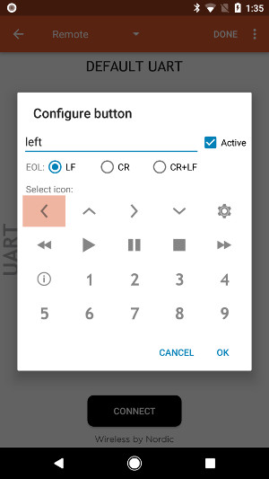 UART configuration