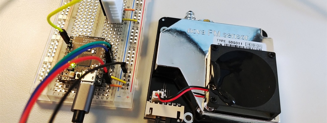 Store dust sensor data on nRF Connect for Cloud