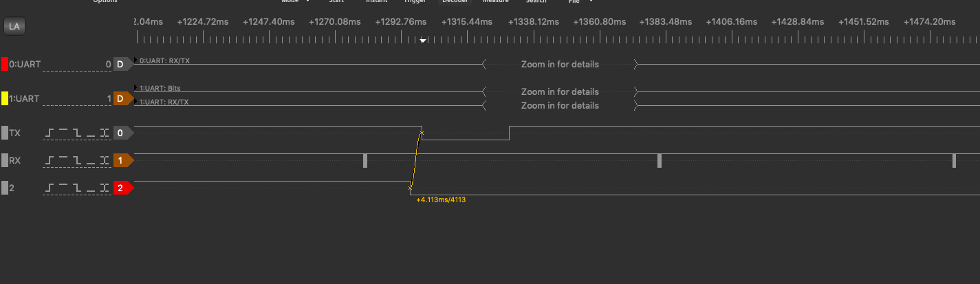 DSLogic output